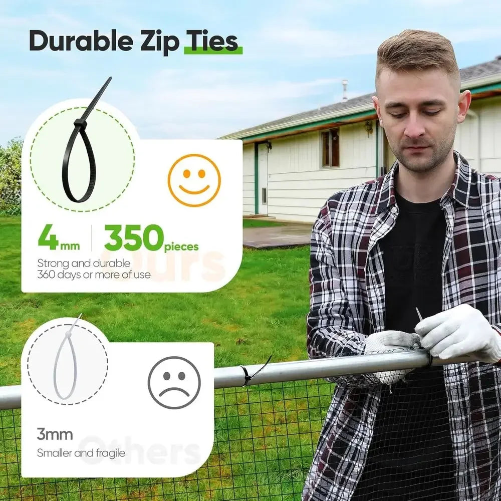 Walk-In Galvanized Chicken Coop With Waterproof Roof