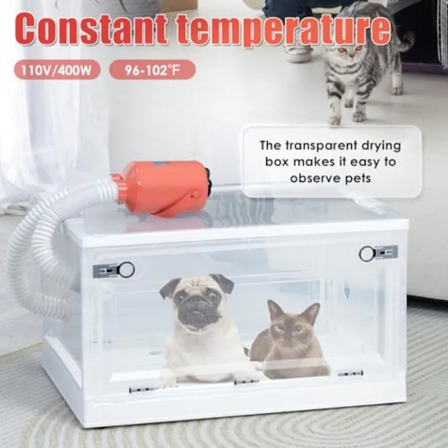 Automatic Pet Dryer Box for Cats and Small Dogs Timer