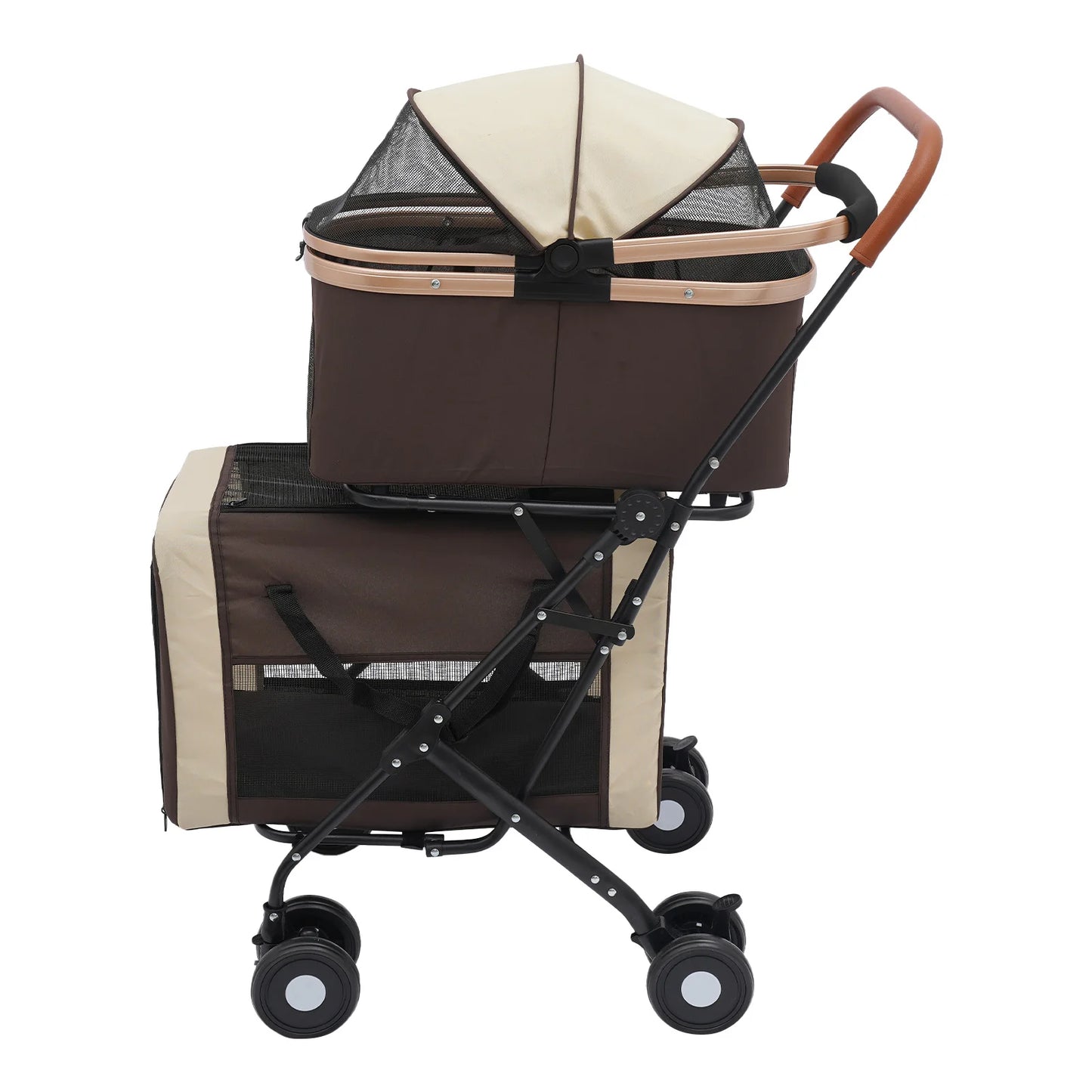 Multifunctional Pet Stroller With Carriers For Small And Medium Dogs