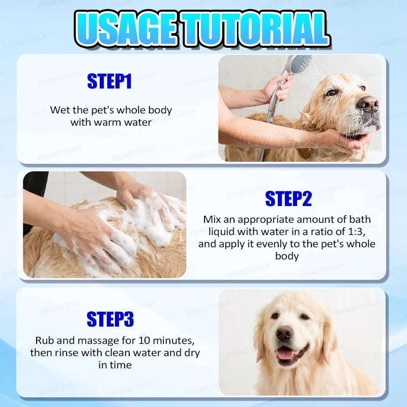 Waterless Dry Shampoo For Cats And Dogs Foam Pet Cleanser