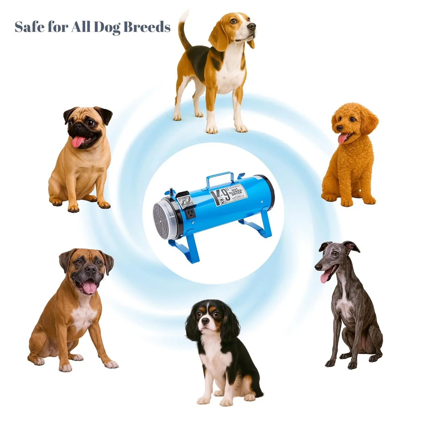 ECC K-9 II Variable Speed Dog Dryer Professional Grooming Blower