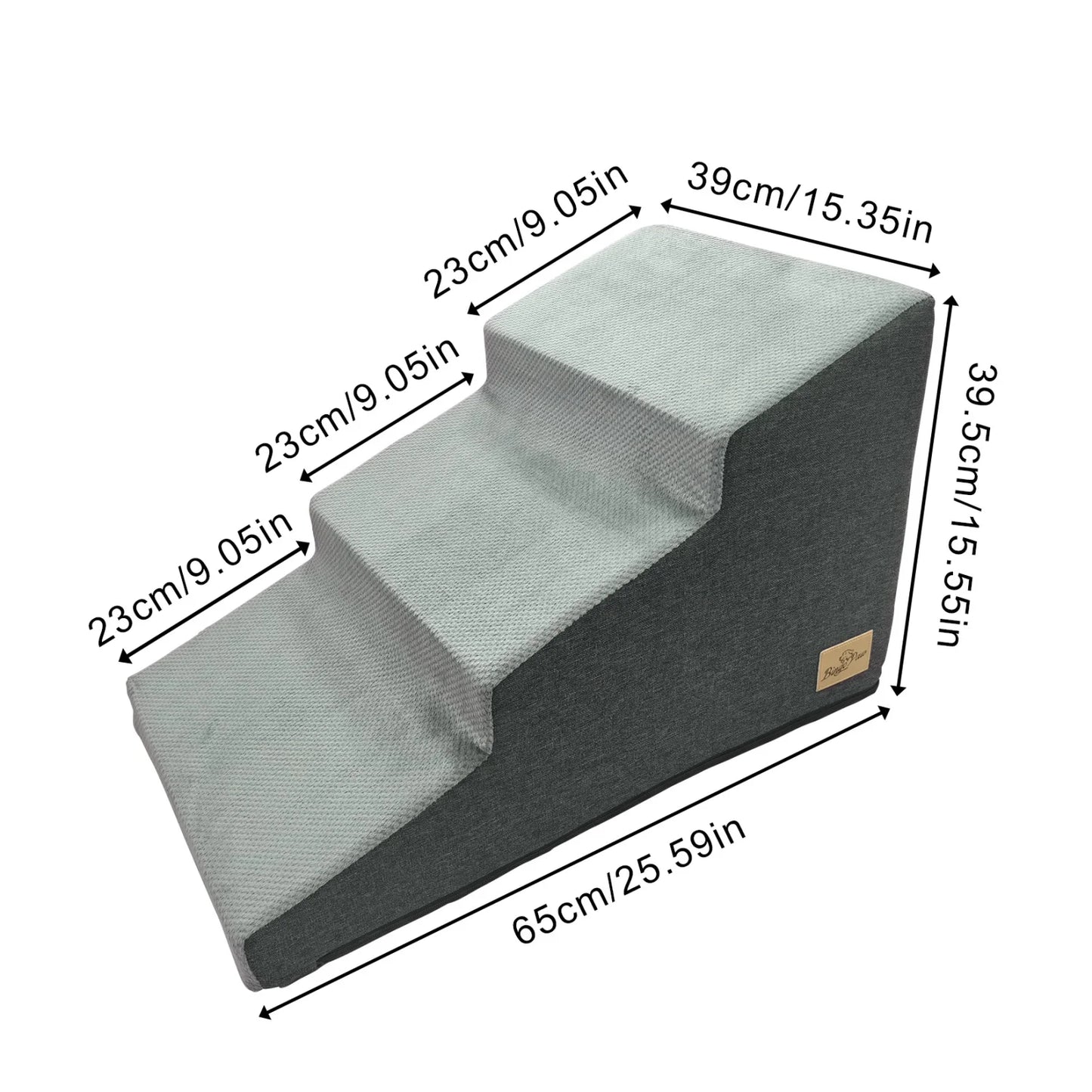 None Dog Steps Ramp With Washable Cover For Small Dogs Non Slip