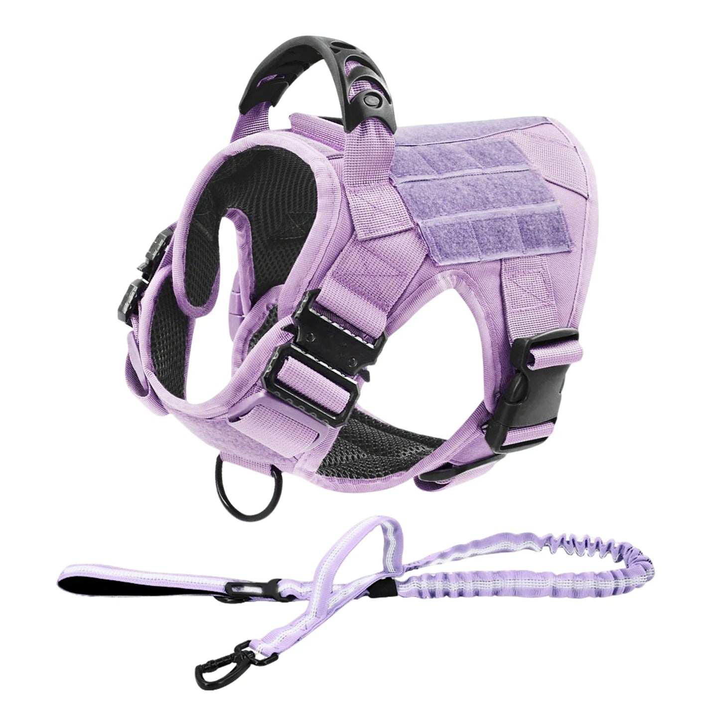 Camouflage Tactical Dog Harness With Quick Release Buckle Adjustable