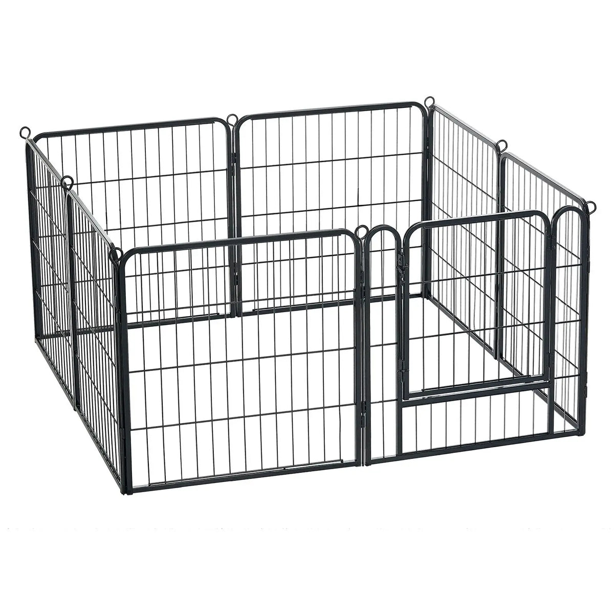 Heavy Duty Foldable Metal Dog Exercise Pen With Secure Door