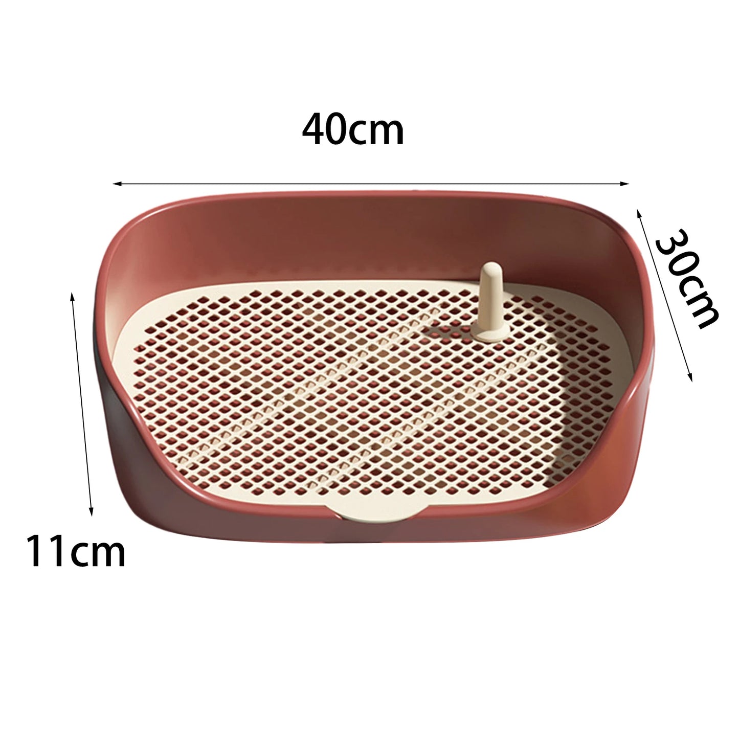 Portable Dog Toilet Potty Tray Litter Box Anti Splash Training