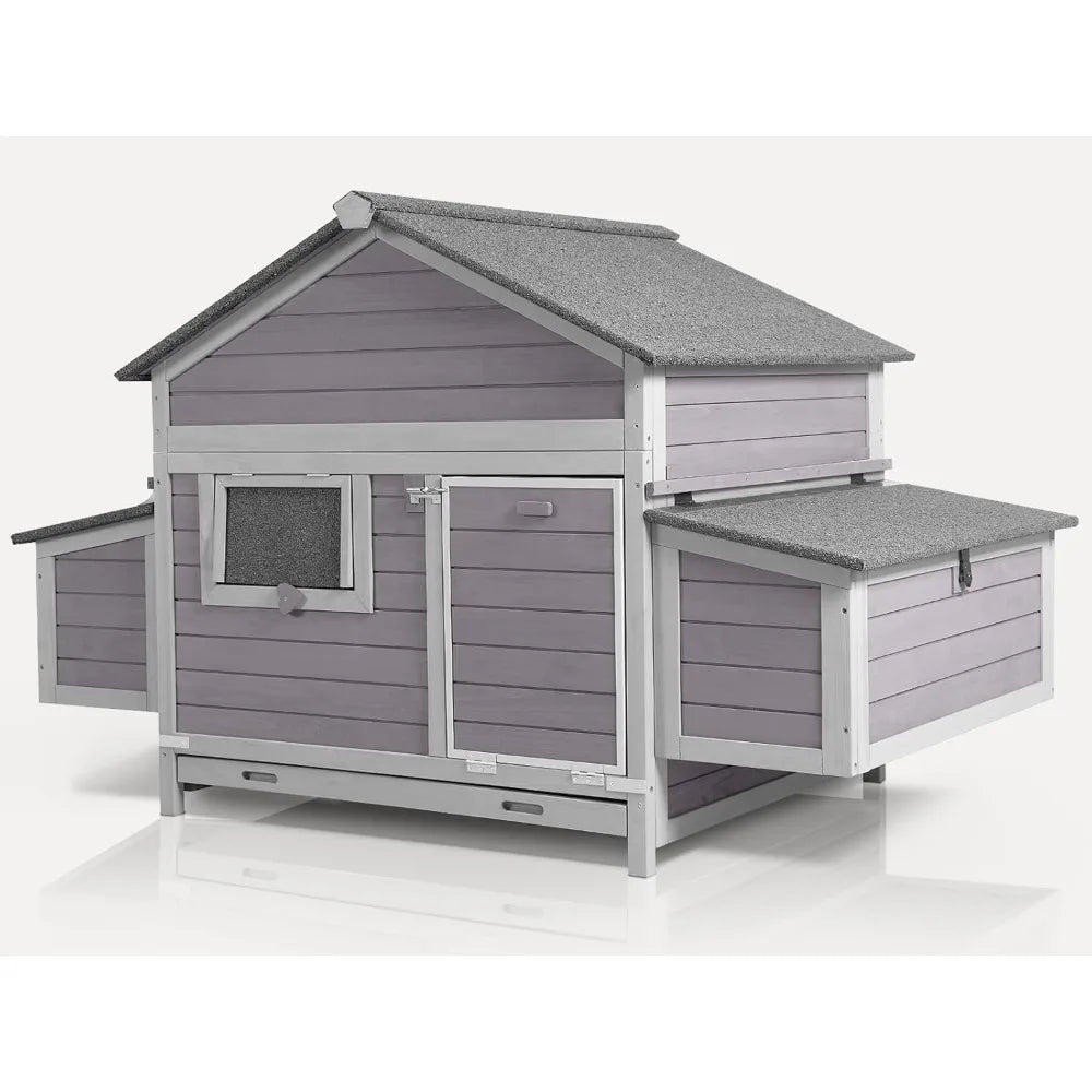 RBX Large Expandable Chicken Coop Outdoor With Two Nesting Boxes