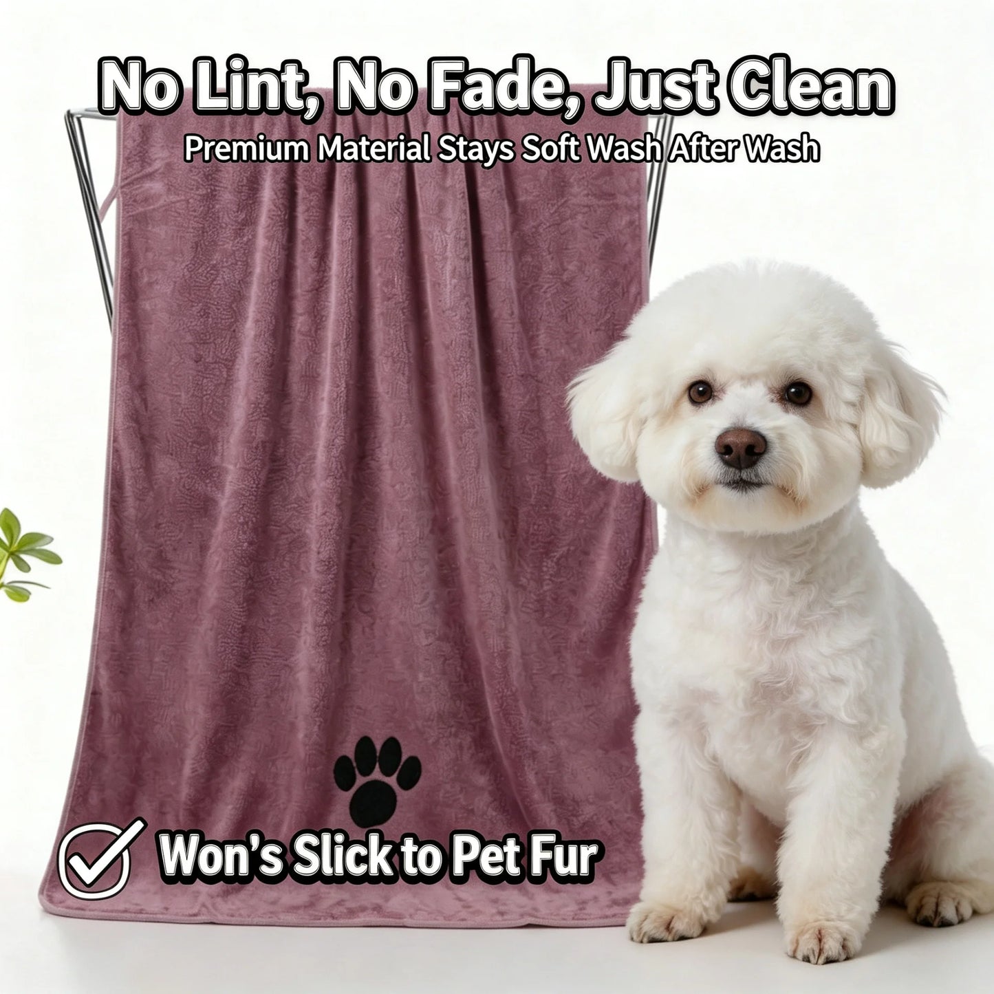 Pet Bath Towel Microfiber Quick Dry Super Absorbent