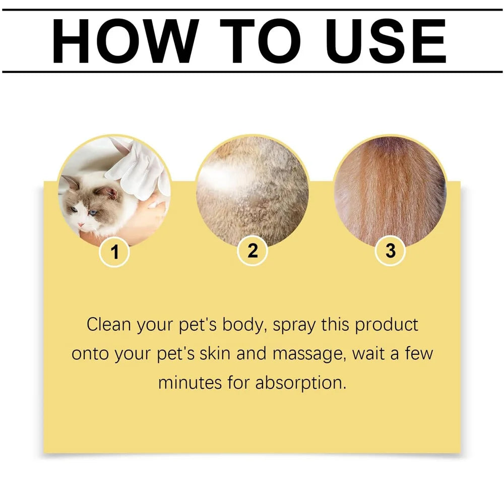 Pet Skin Soothing Spray For Dogs And Cats Natural Relief