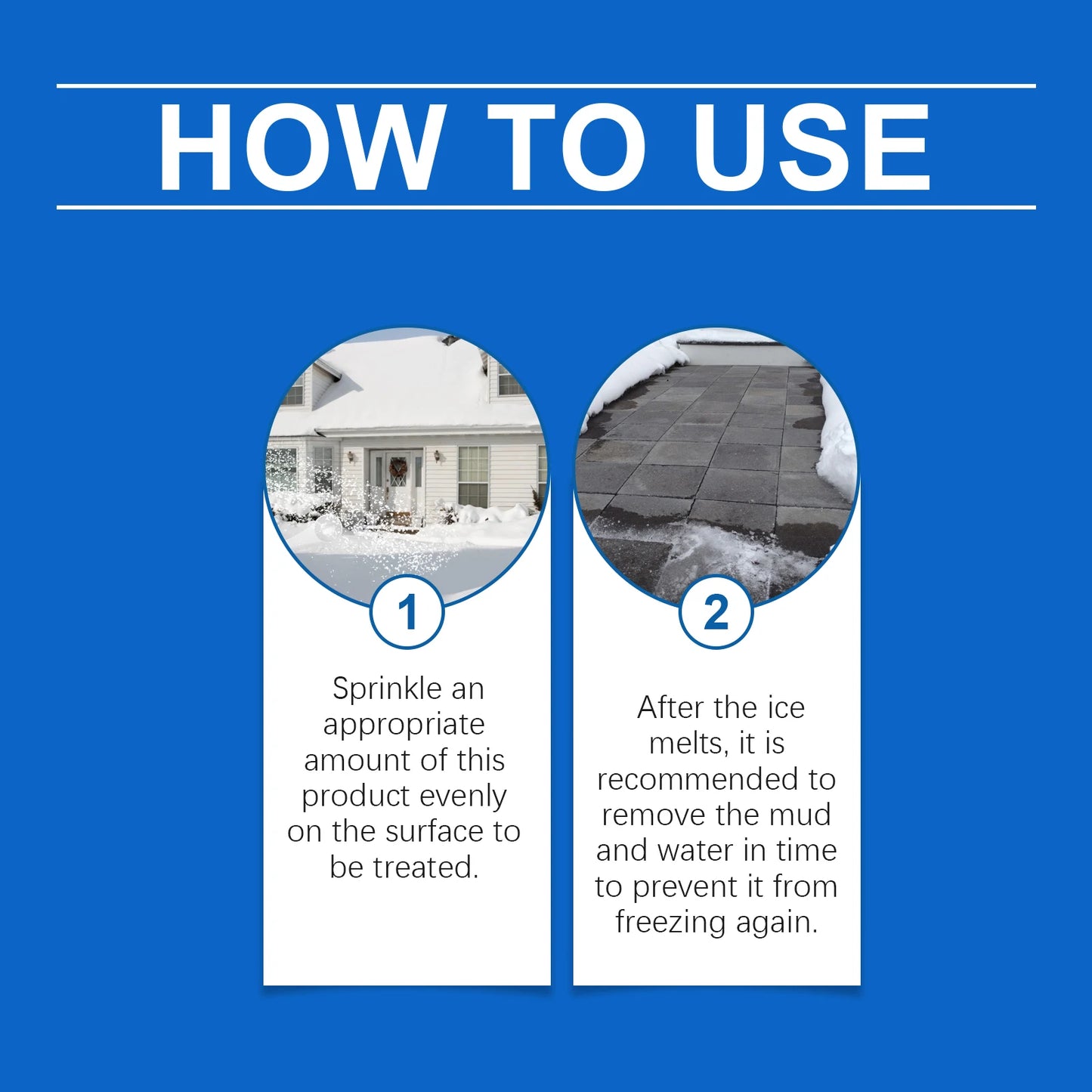 YEGBONG Safe Pet Ice Melter Powder For NonToxic Deicing