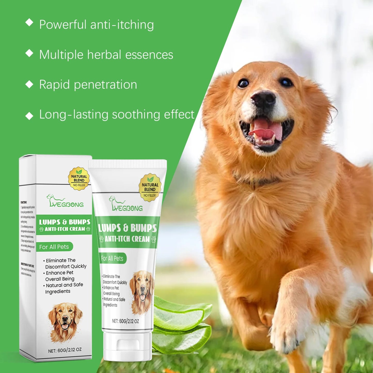 Yegbong Pet Skin Care Spray Soothing Itching Relief Redness