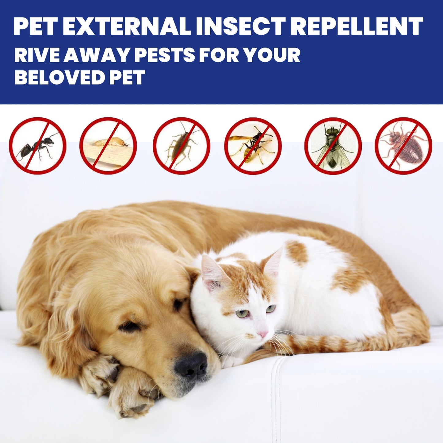 Yegbong Pet Insect Repellent Spray for Skin Care and Relief