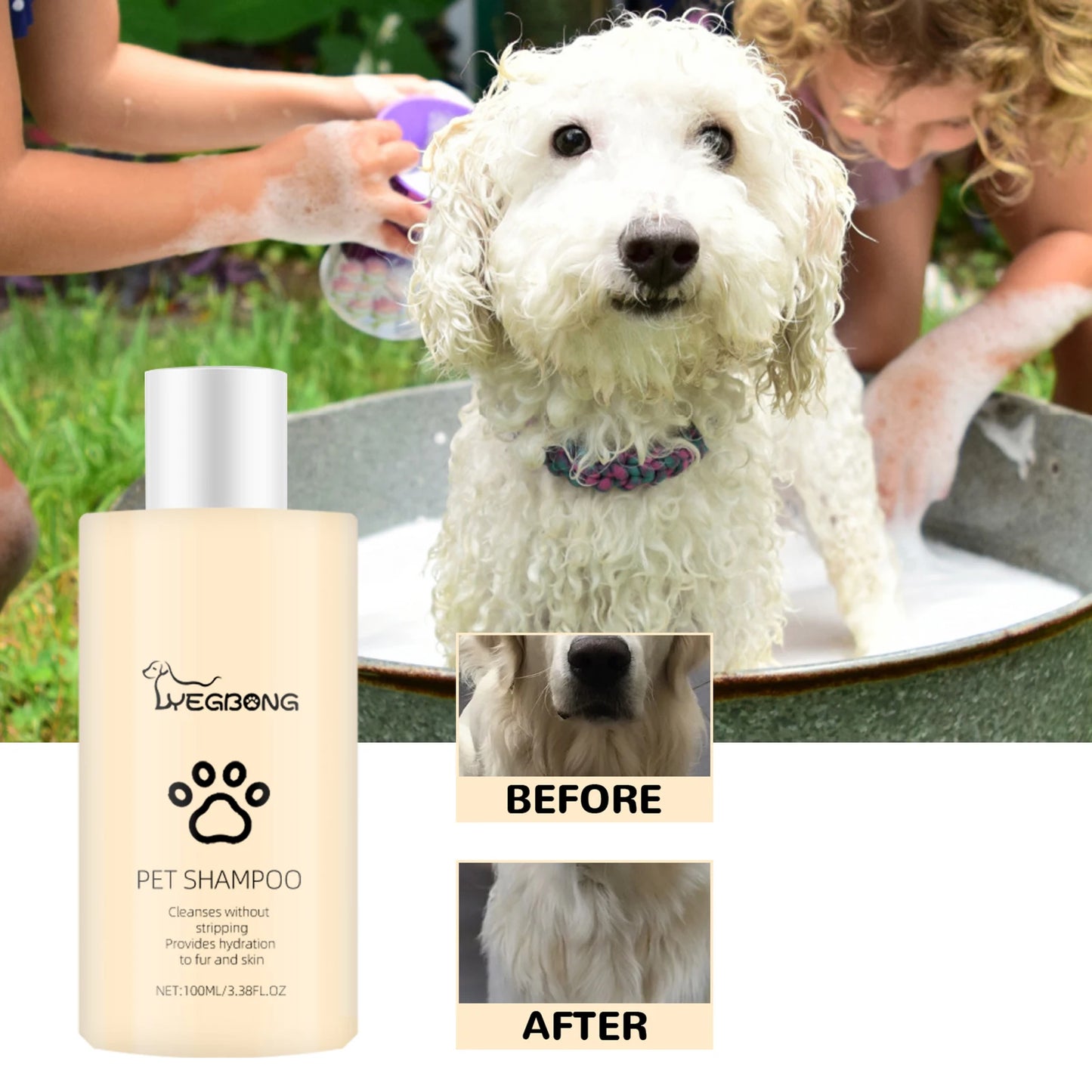 YEGBONG Gentle Pet Cleaning Shampoo For Dogs And Cats