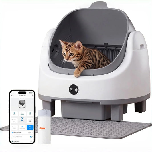 Nordivale Automatic Self Cleaning Litter Box With App Control