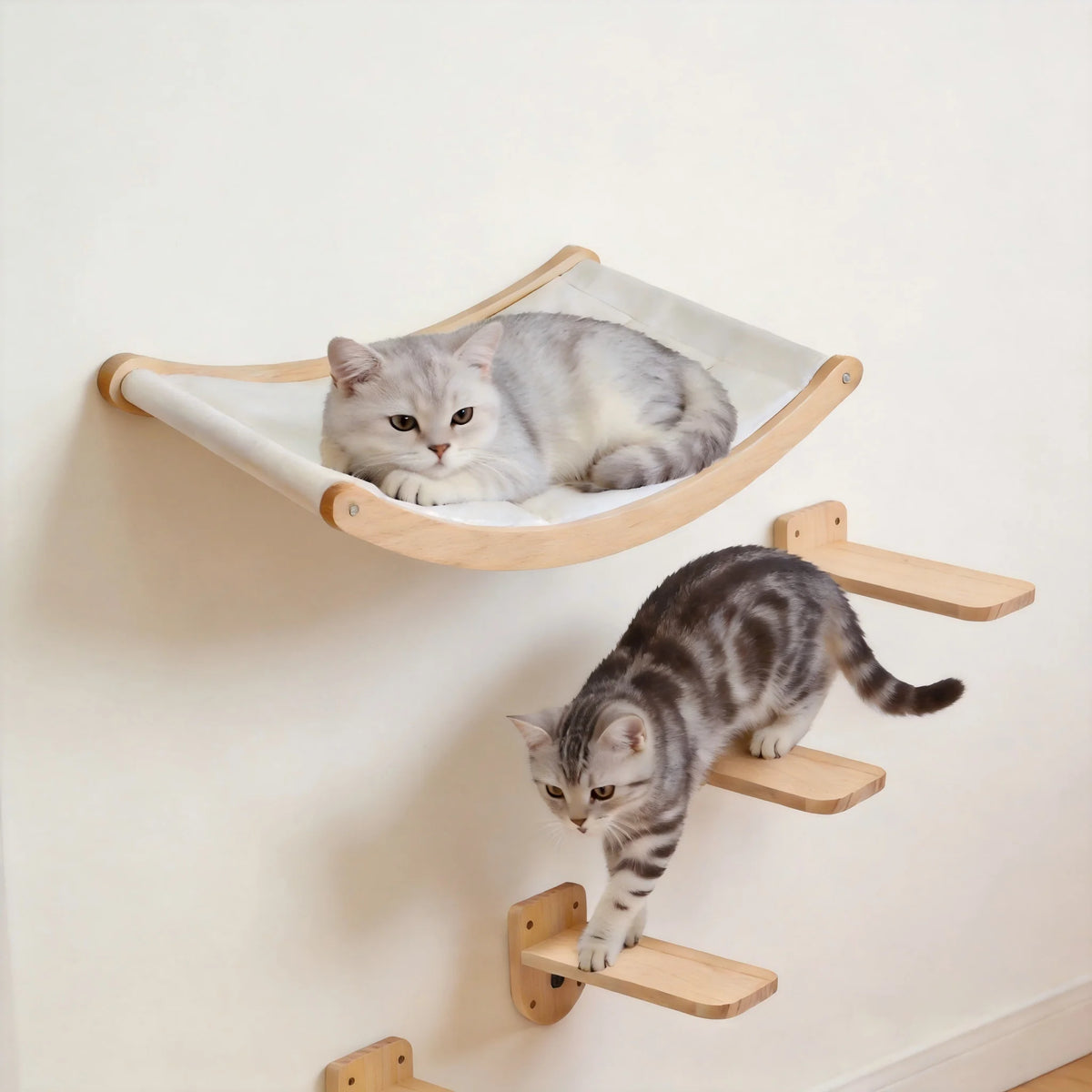 CWV Wall Mounted Cat Rope Bridge with Sisal for Climbing