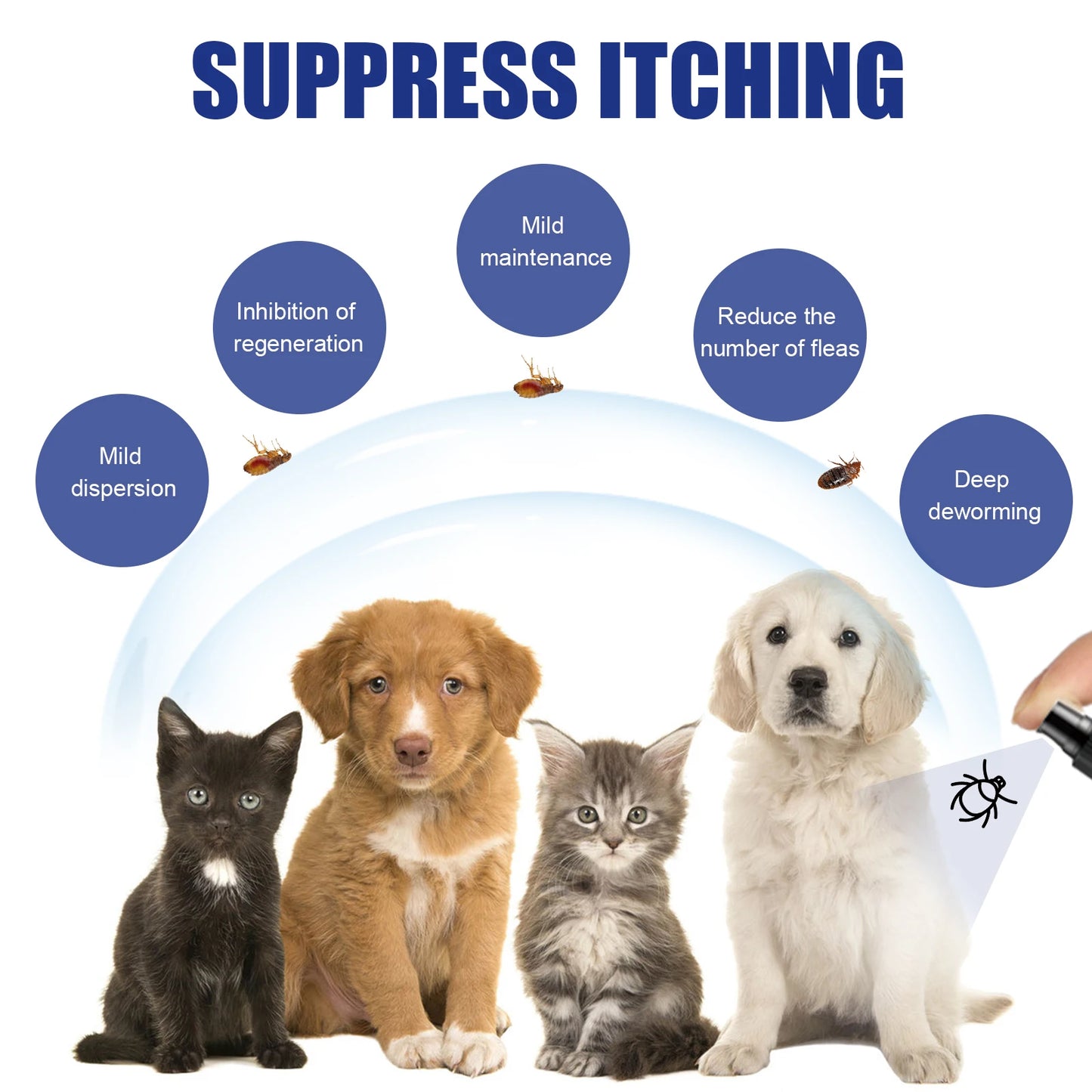 Yegbong Pet Insect Repellent Spray for Skin Care and Relief
