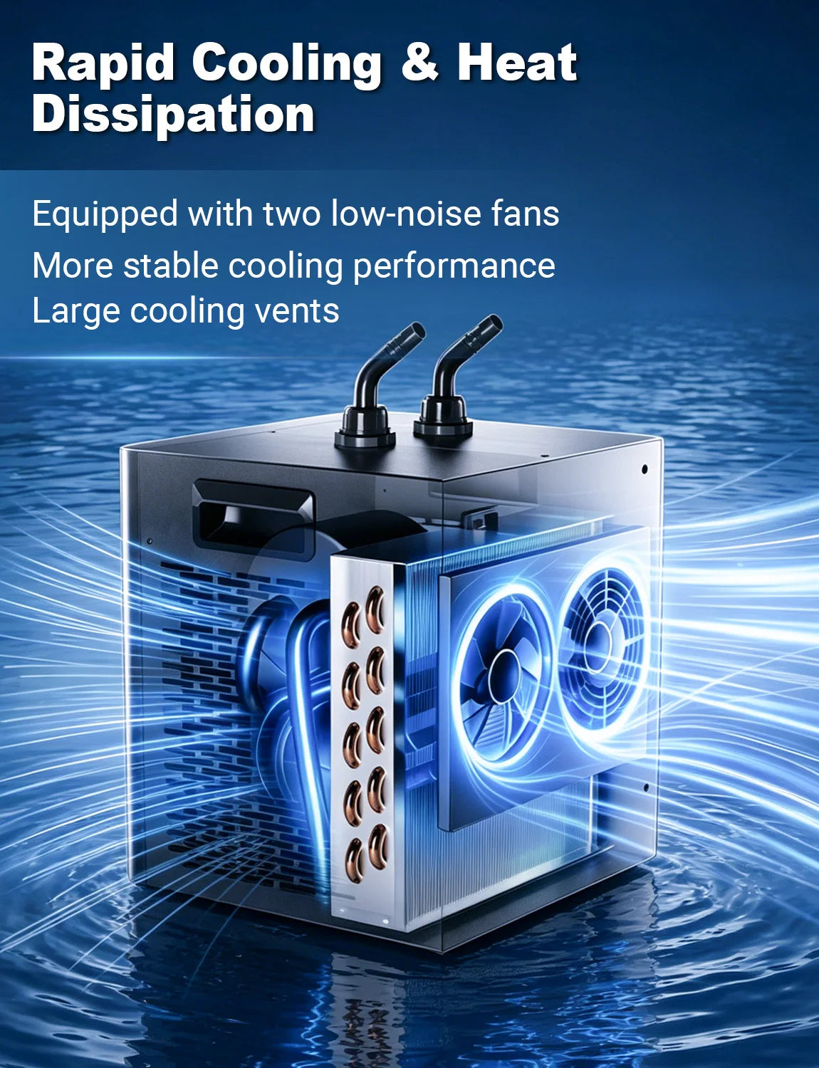 Efficient Aquarium Chiller For Fish Tanks And Hydroponic Systems