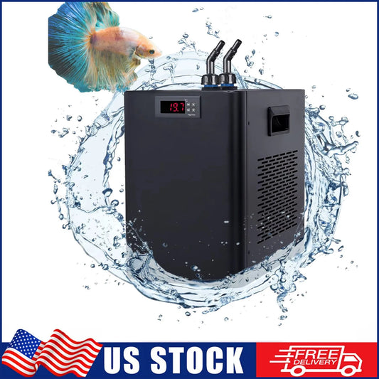 Quiet Aquarium Chiller For Fish Tanks And Hydroponics Cooling