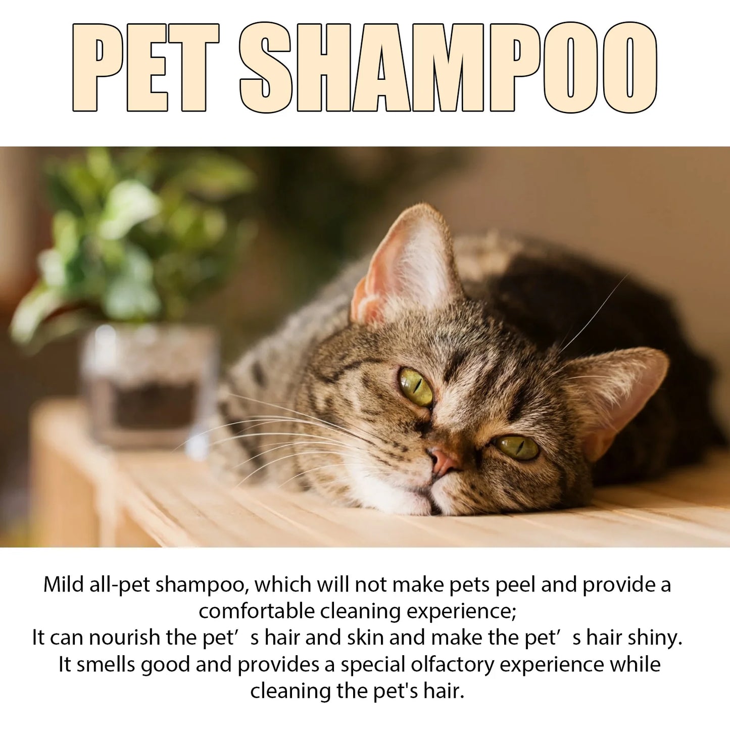 YEGBONG Gentle Pet Cleaning Shampoo For Dogs And Cats