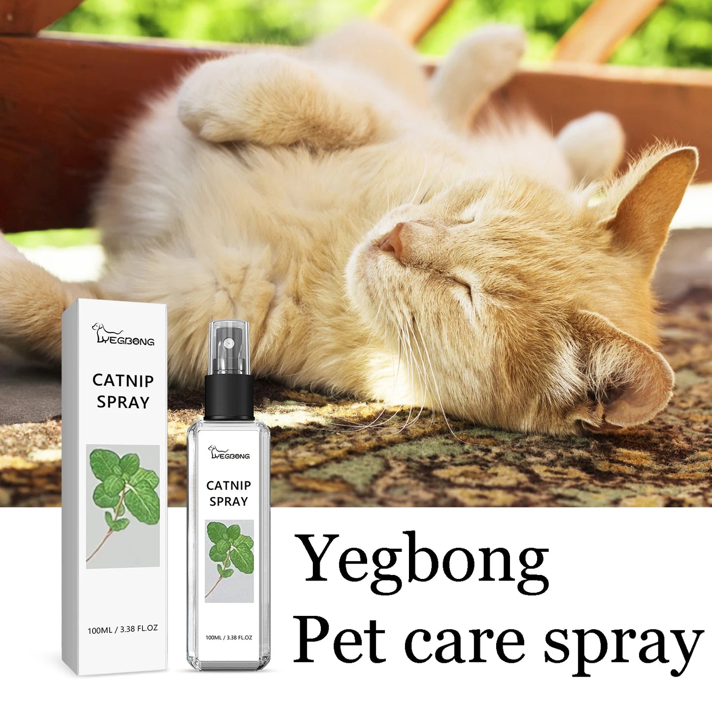 YEGBONG Catnip Spray Soothing Mist For Cat Health Natural