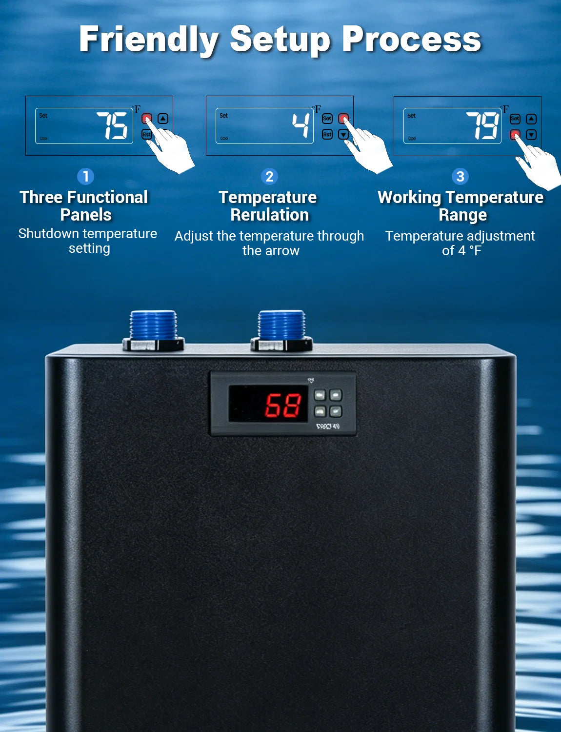Efficient Aquarium Chiller For Fish Tanks And Hydroponic Systems