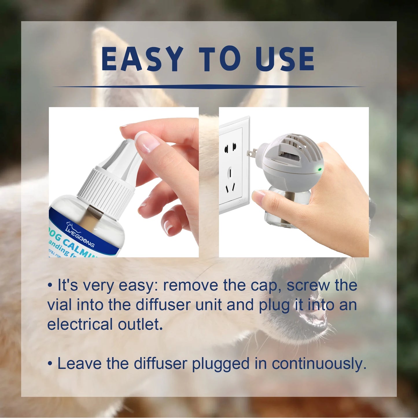 YEGBONG Pet Emotional Care Solution for Anxiety and Stress Relief