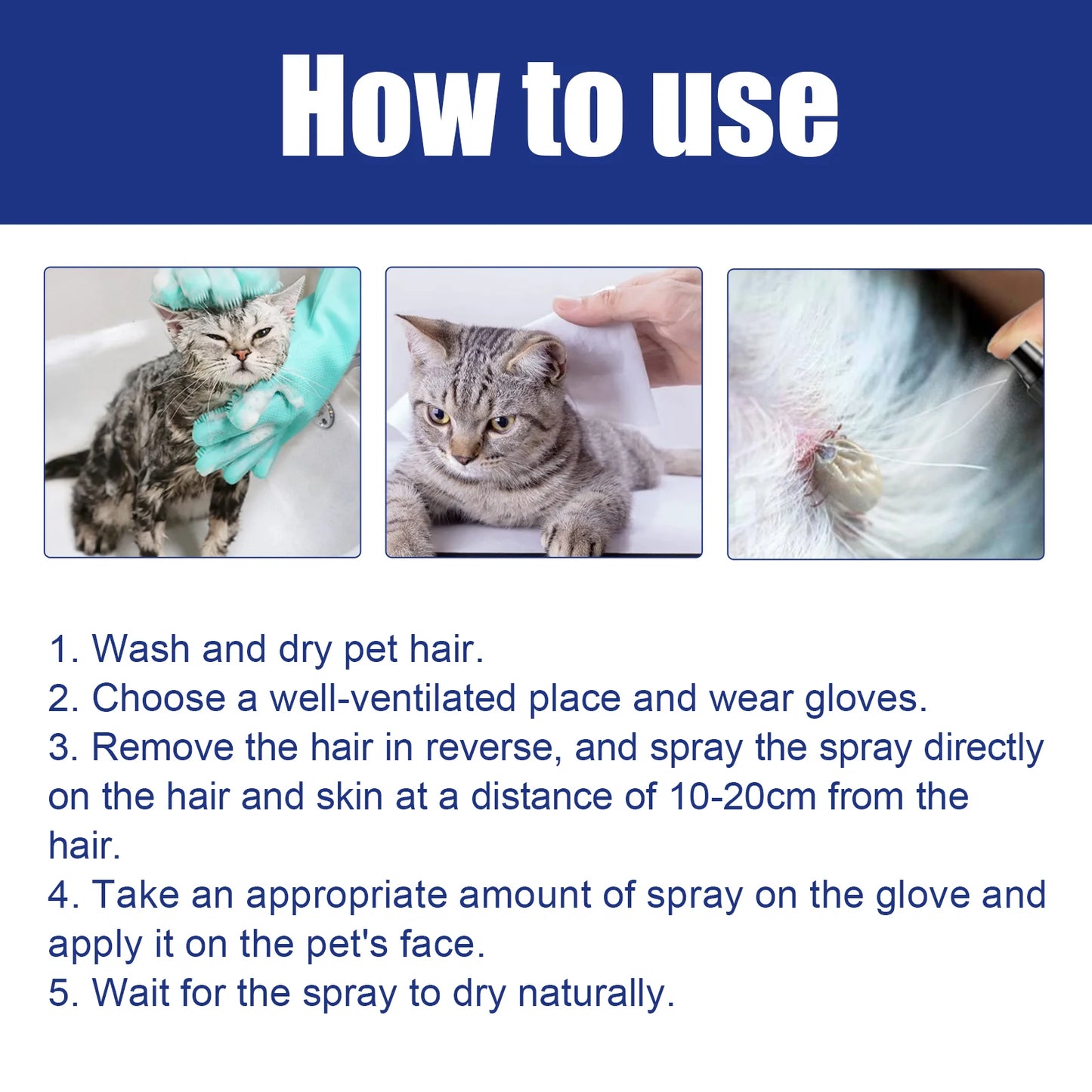 Yegbong Pet Insect Repellent Spray for Skin Care and Relief