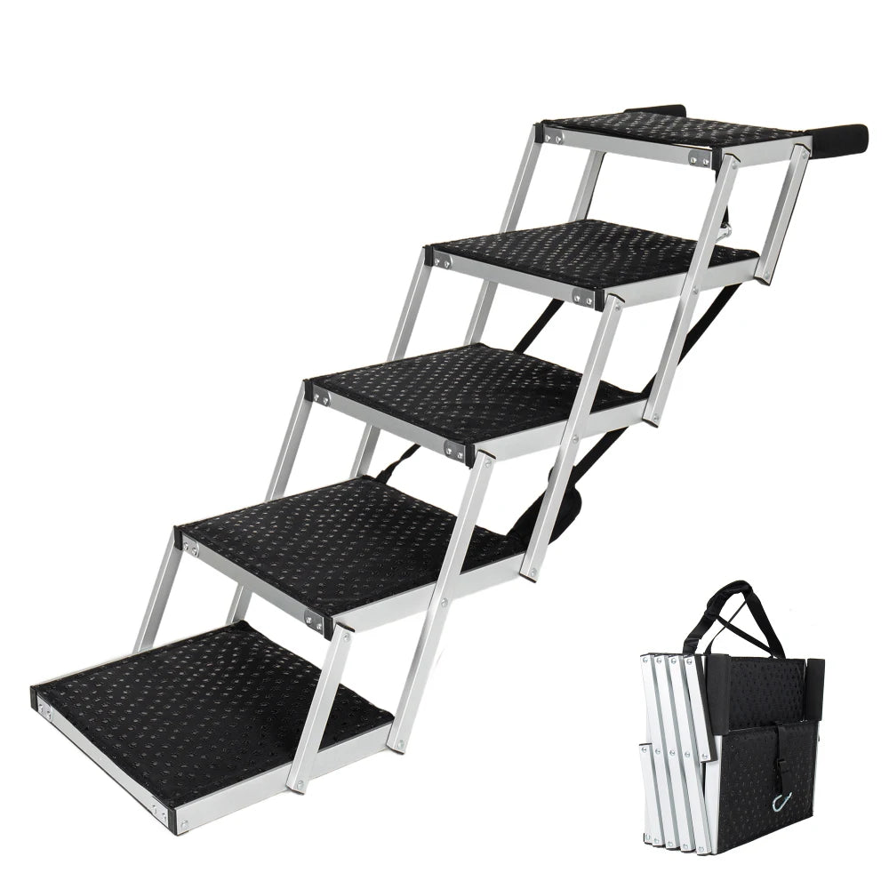 LISM Foldable Non-Slip Dog Ramp for Cars SUVs and Trucks