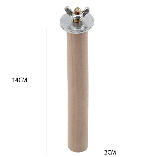 Jardin Parrot Wood Hanging Stand Perches for Bird Cage Toy