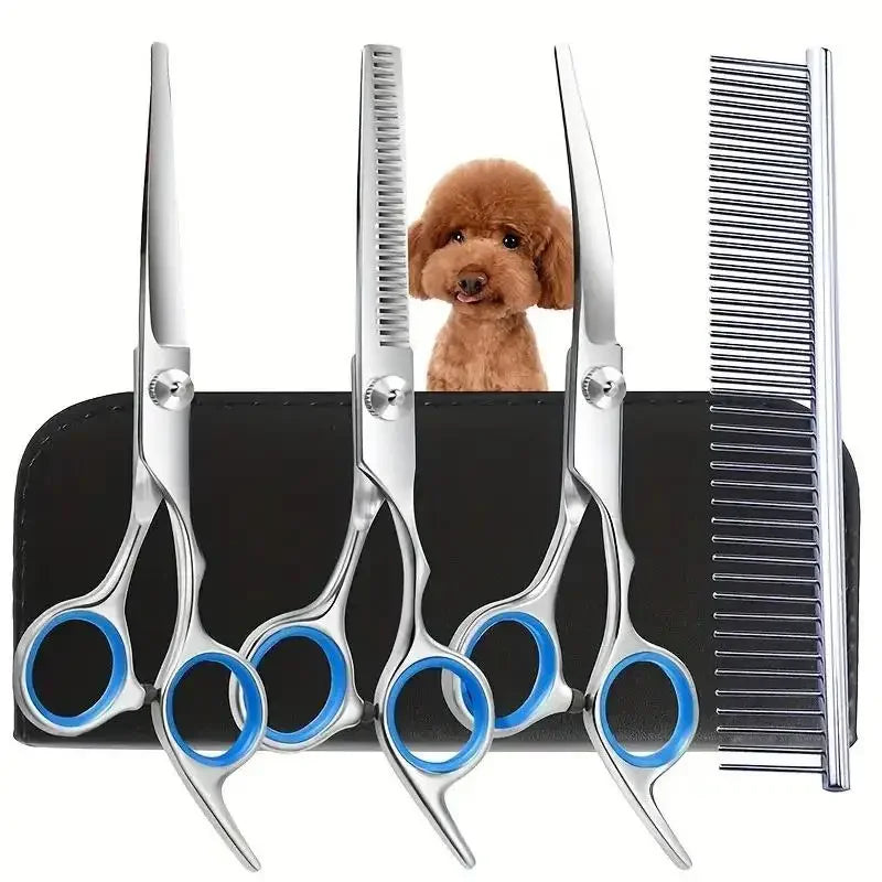 Ambidextrous Pet Safe Scissors For Dog Grooming Precision