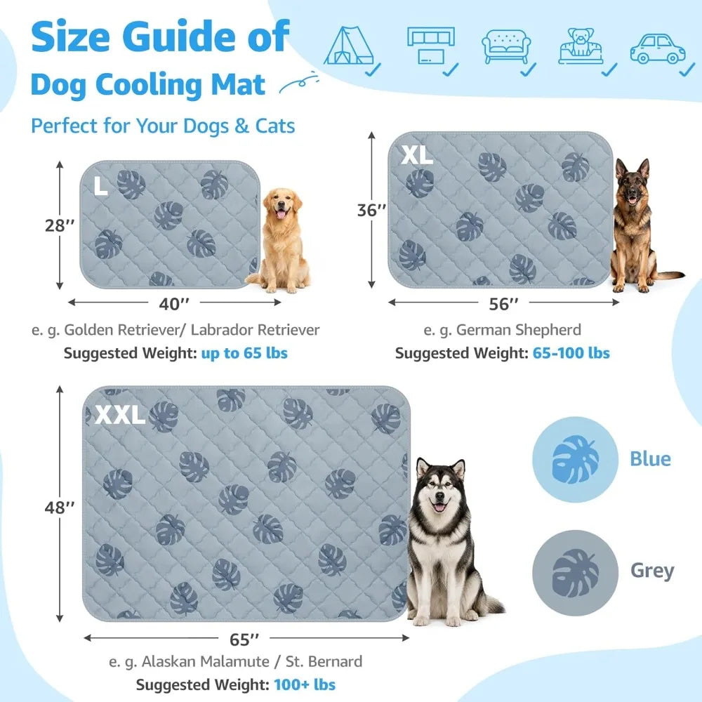 Self Cooling Dog Mat Waterproof Non Slip Bed For Dogs