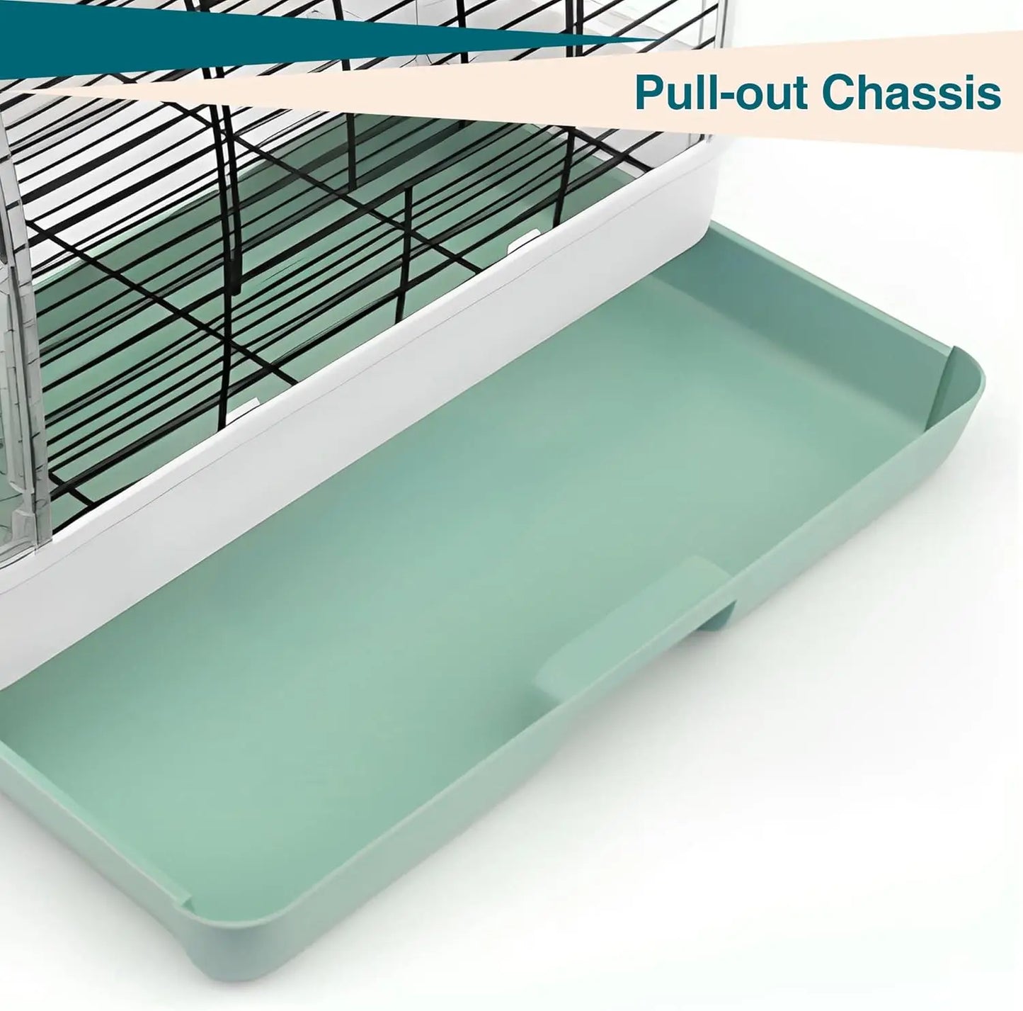 HiMISSCN Portable Parrot Cage Carrier with Perches