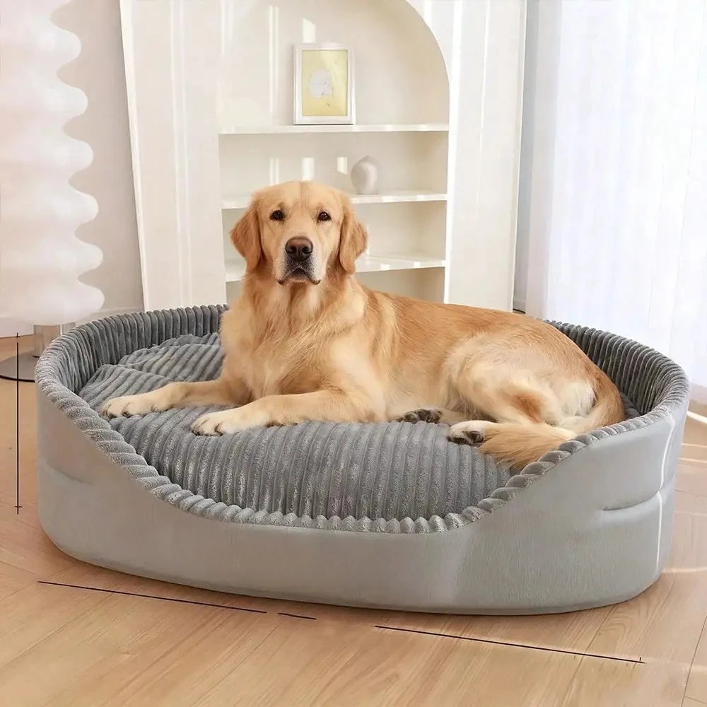 Premium Plush Cotton Pet Bed For Dogs And Cats Indoor