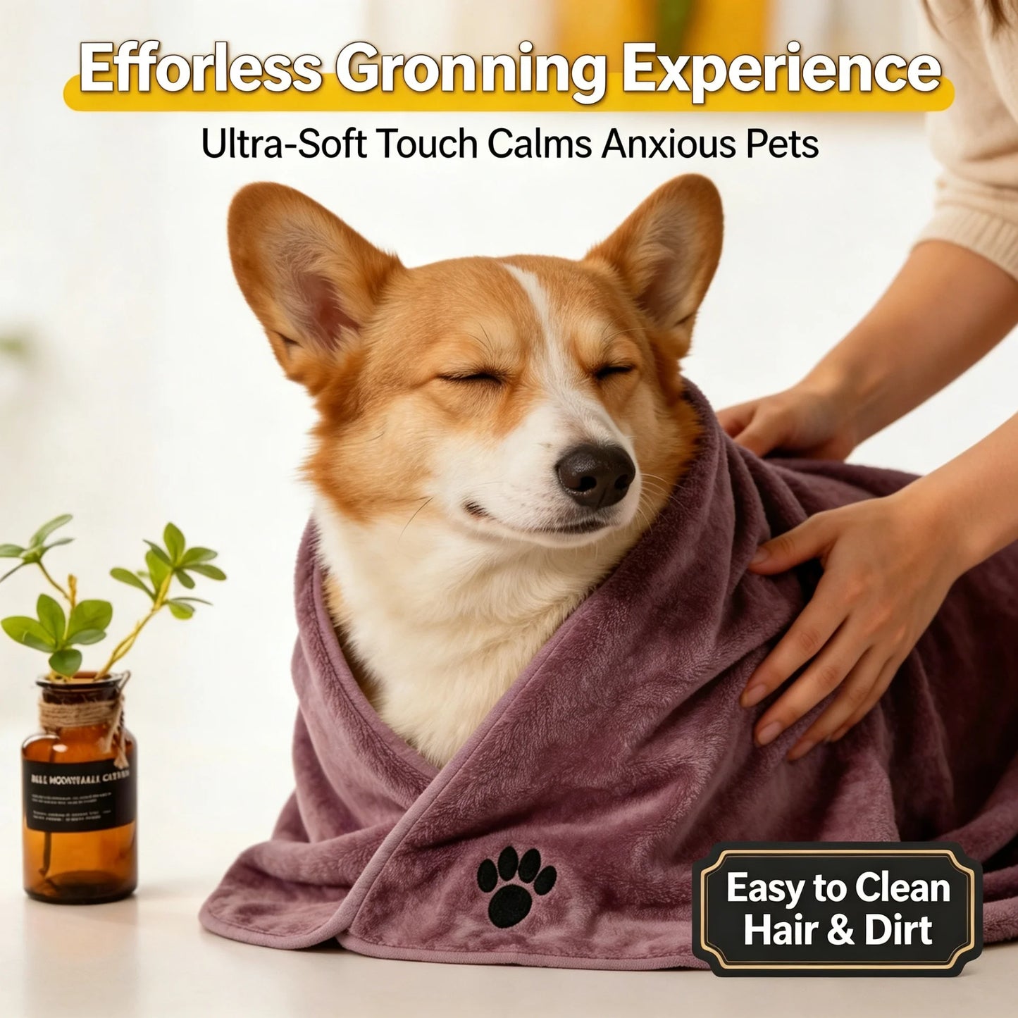 Pet Bath Towel Microfiber Quick Dry Super Absorbent