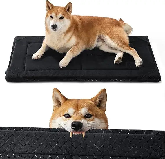 DAFIFY Chew Proof Dog Bed Durable Crate Pad For Chewers