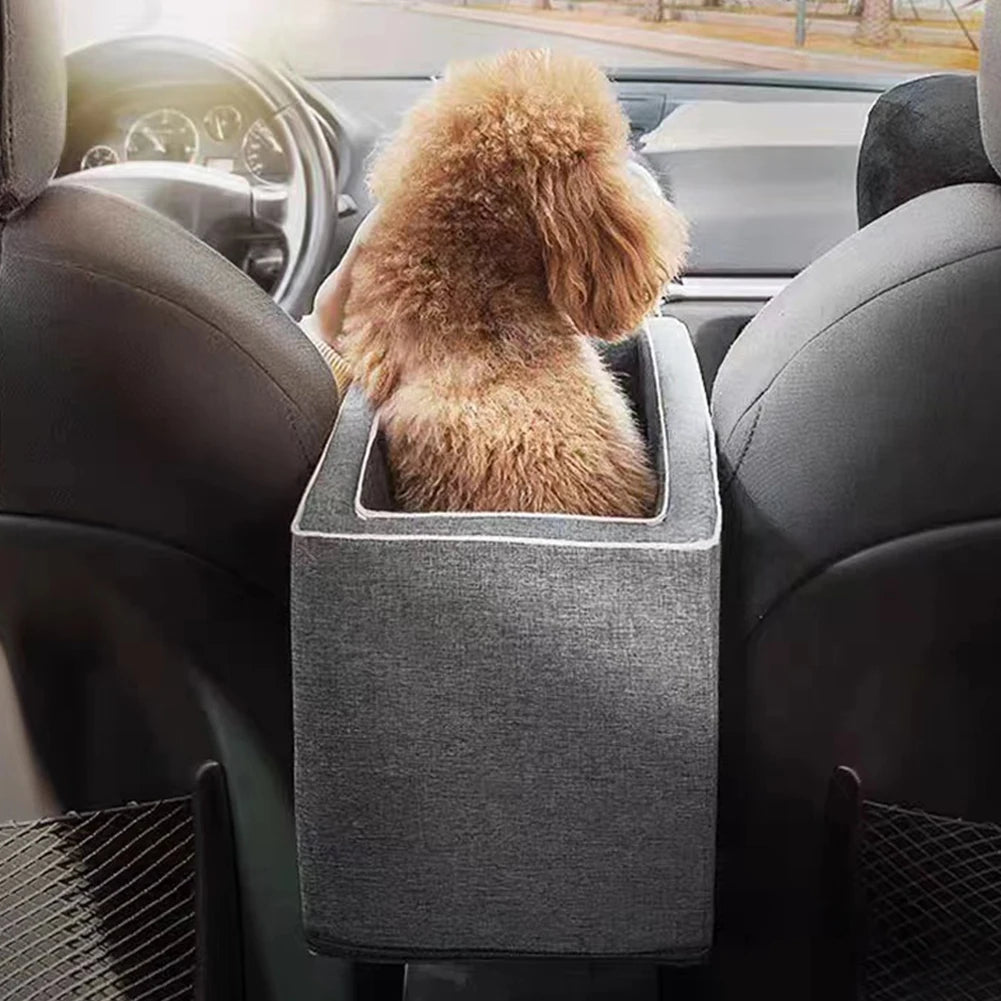 Multipurpose Center Console Dog Car Seat With Shoulder Straps