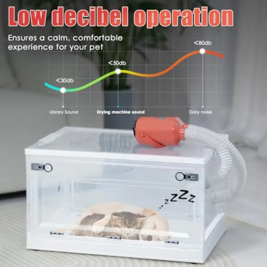 Automatic Pet Dryer Box for Cats and Small Dogs Timer