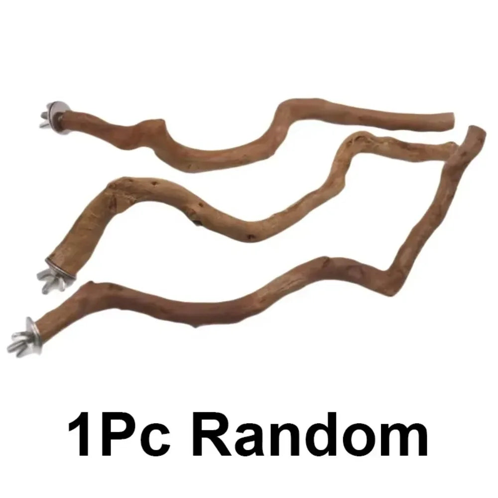 Grapewood Bird Perch And Grinding Toy For Parrots Cockatiels Parakeets