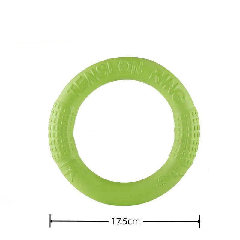 Dog Toy Flying Disk Ring Puller Eva Interactive Training