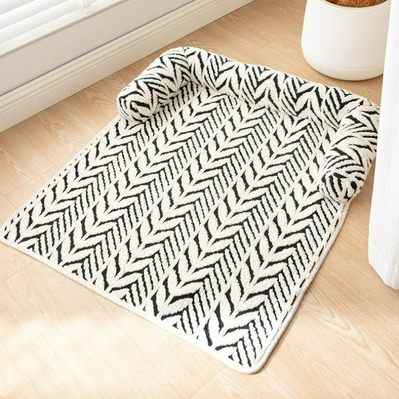 Pet Mat Thickened Non Slip Plush Bed Dogs And Cats
