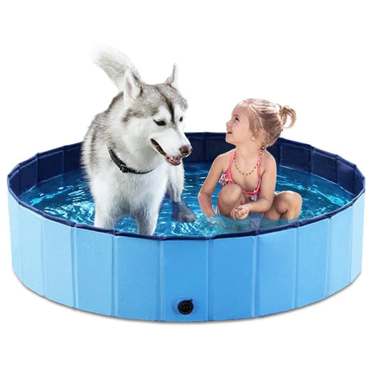Portable Dog Pool Bathing Tub For Large Dogs Scratch Resistant