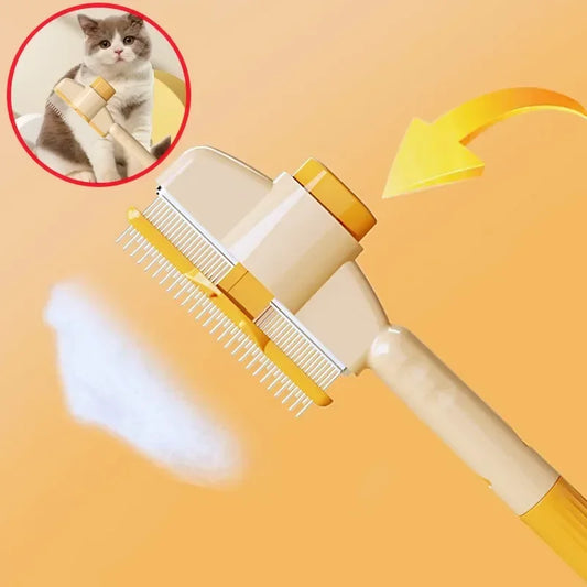 Self-Cleaning Dog Comb And Cat Brush For Gentle Pet Grooming