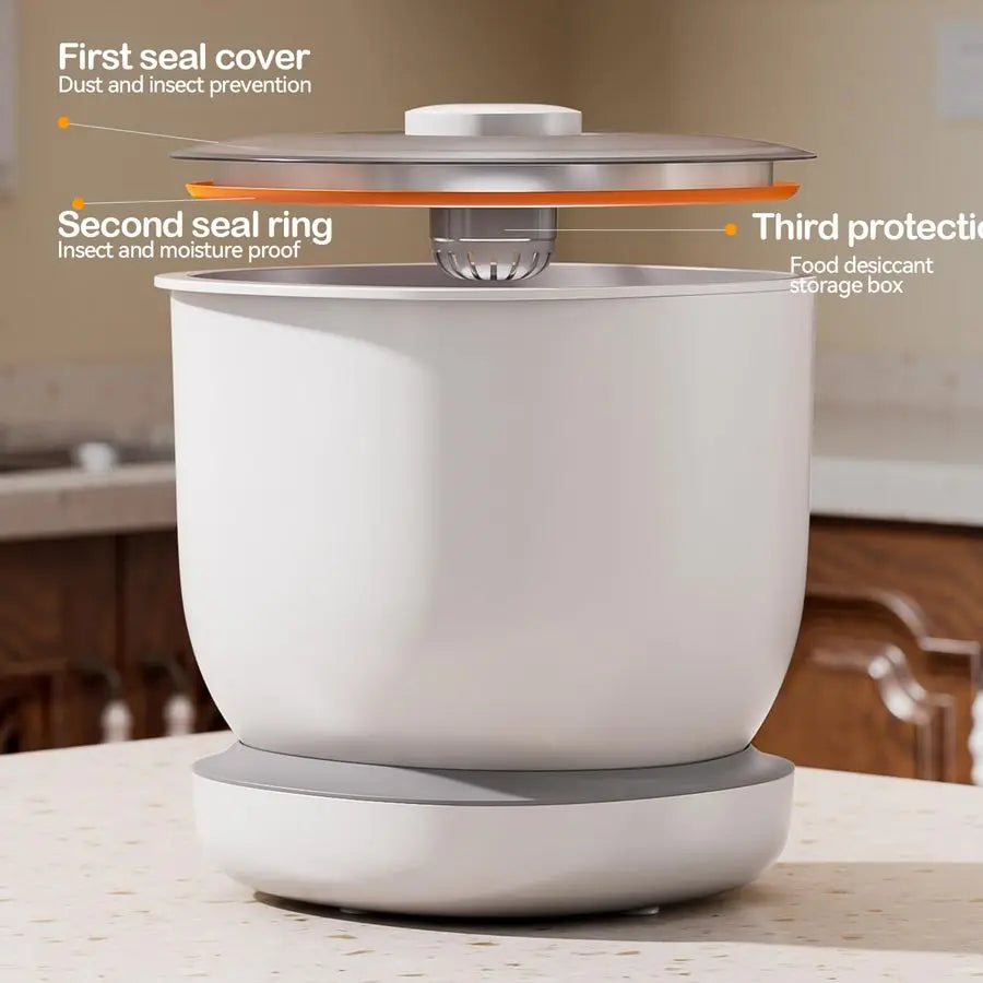 XMSJ Airtight Pet Food Container For Treats And Dry Food