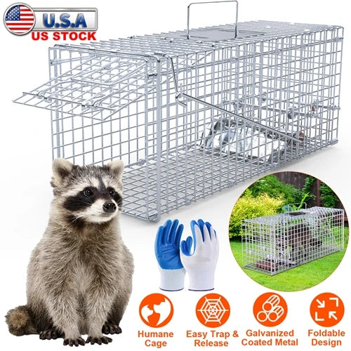 Automatic Pedal Cat Cage Trap for Rescue and Stray Cats