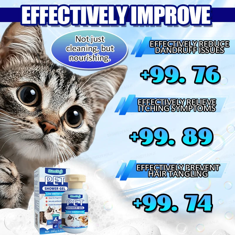 Waterless Dry Shampoo For Cats And Dogs Foam Pet Cleanser