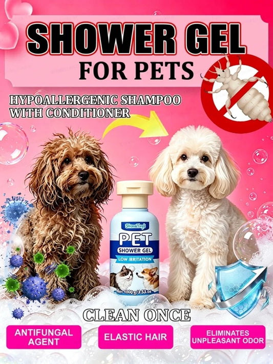 Gentle 2-In-1 Pet Shampoo And Conditioner For Cats And Dogs