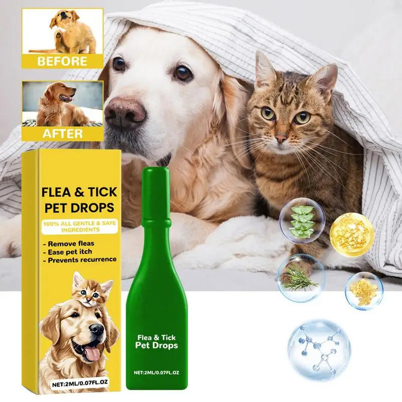 Topical Flea And Tick Treatment For Dogs And Cats Natural