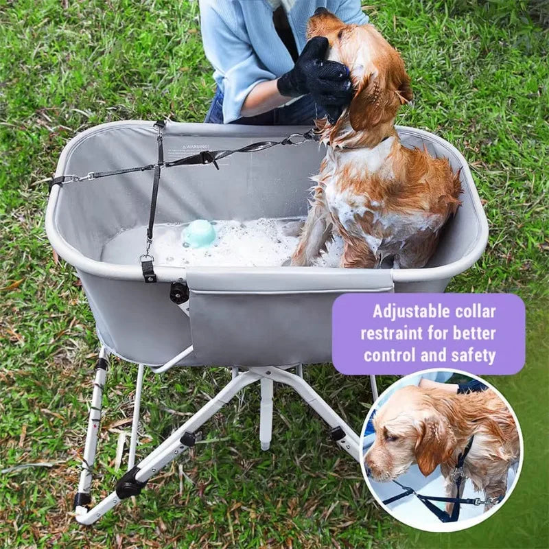 NONEDog Litter Elevated Foldable Dog Bath Tubs For Grooming