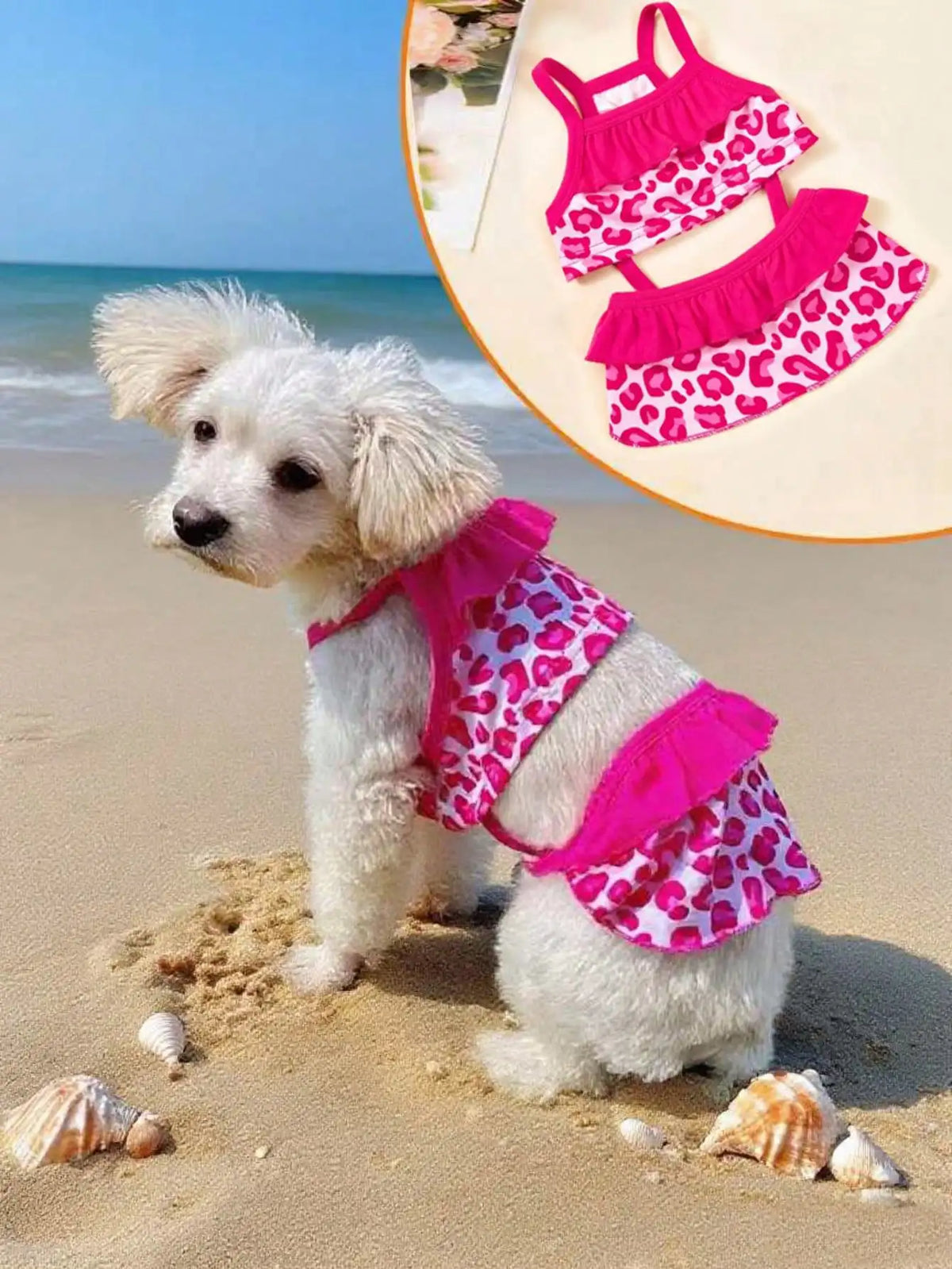 Elegant Lace Camisole Dress For Small Dogs And Outdoor Travel