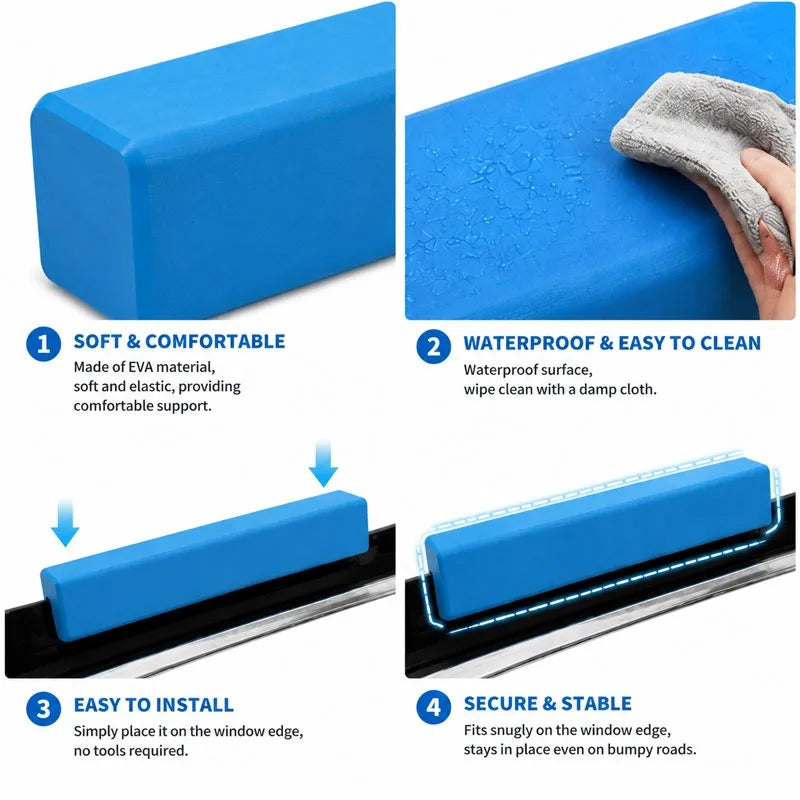 Portable Eva Dog Car Window Chin Support Cushion Pad