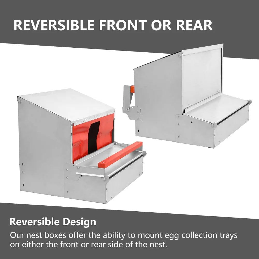 Chicken Nesting Box With Roll Away Egg Design 20 Hens